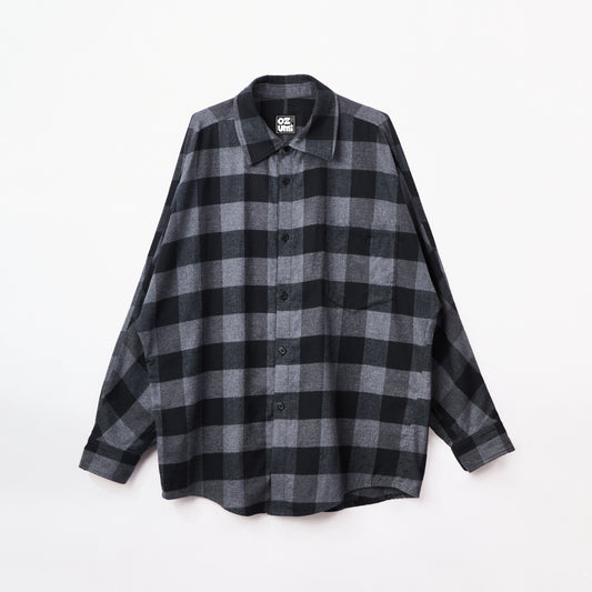 dolman sleeve check shirt